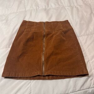 Wild Fable Tan Corduroy Mini Skirt size small